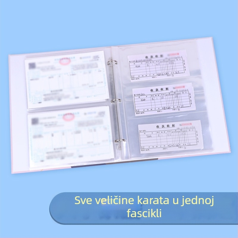 Folder za račune i potvrde - Brend: Beautiful; Model: Storage booklet; Tip: folder za jednu stranicu; Materijal: papir; Primjenjivi format papira: Drugo