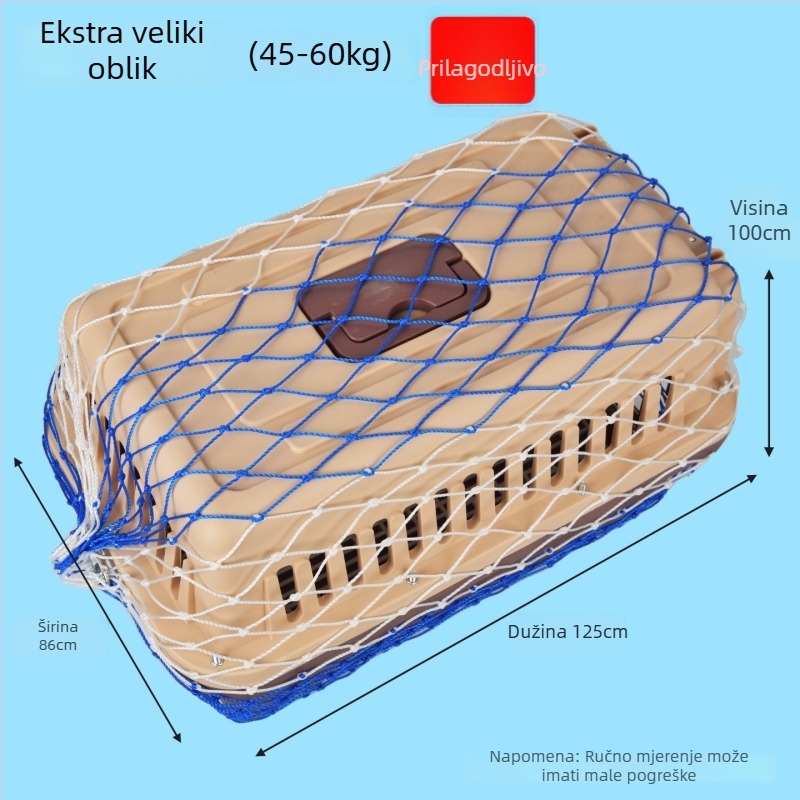 Yongju Kavezica za prijevoz kućnih ljubimaca s ojačanom zaštitnom mrežom – mreža protiv bijega za transport kućnih ljubimaca