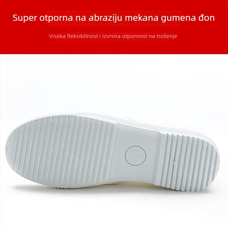 Muške bolničarske cipele, platneni gornji dio, okrugli vrh prsta, injekcijska potplat, tekstilni ulošak, za uredsku upotrebu
