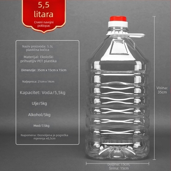 Plastični spremnik za ulje, s debelim stijenkama, automatskim otvaranjem i zatvaranjem poklopca