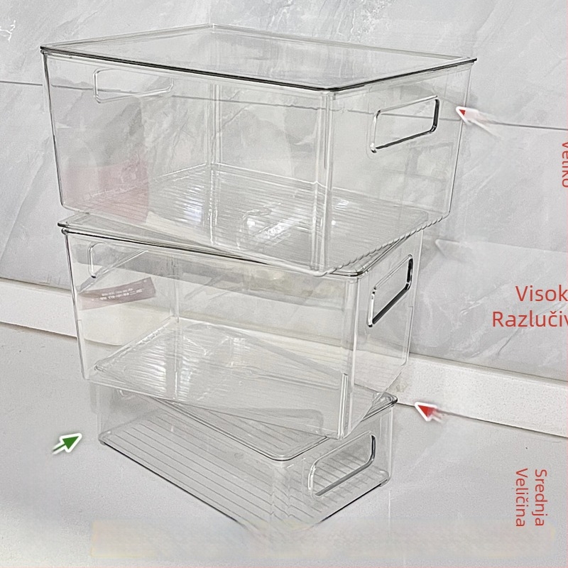 Kutija za stolnu pohranu, veliki model, PET materijal, 10 pretinaca, moderni stil jednostavnosti