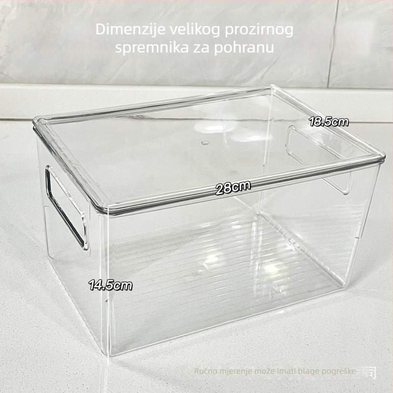 Kutija za stolnu pohranu, veliki model, PET materijal, 10 pretinaca, moderni stil jednostavnosti