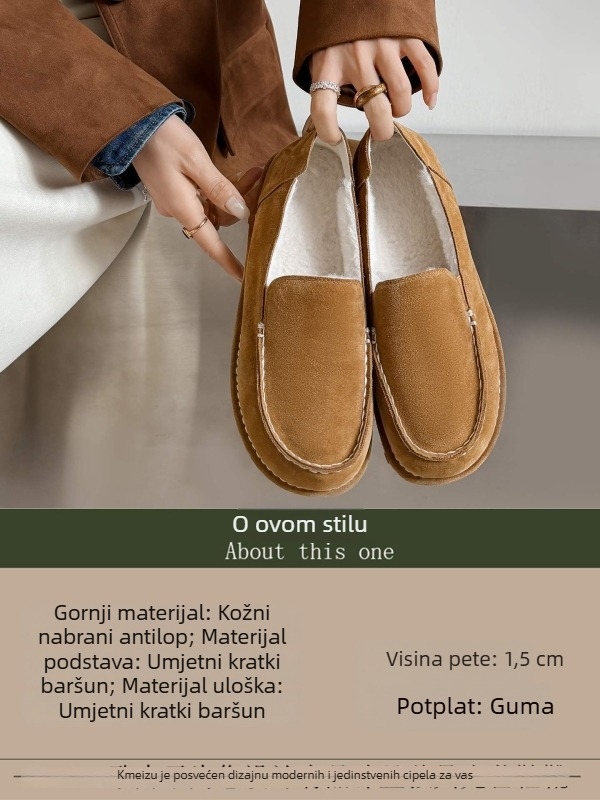Ženski loaferi od prave kože, s oštrim vrhom, gumena potplata, slip-on, podstava od mikrovlakana, za proljeće
