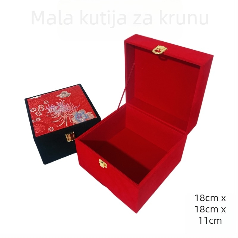 Drvena kutija za nakit s motivima Feniksa i Krune – varijante: kutija za narukvicu, velika kutija krune, mala kutija krune, mala kutija feniksa za ukosnicu za kosu, velika kutija feniksa za ukosnicu za kosu, kutija za prsten feniksa