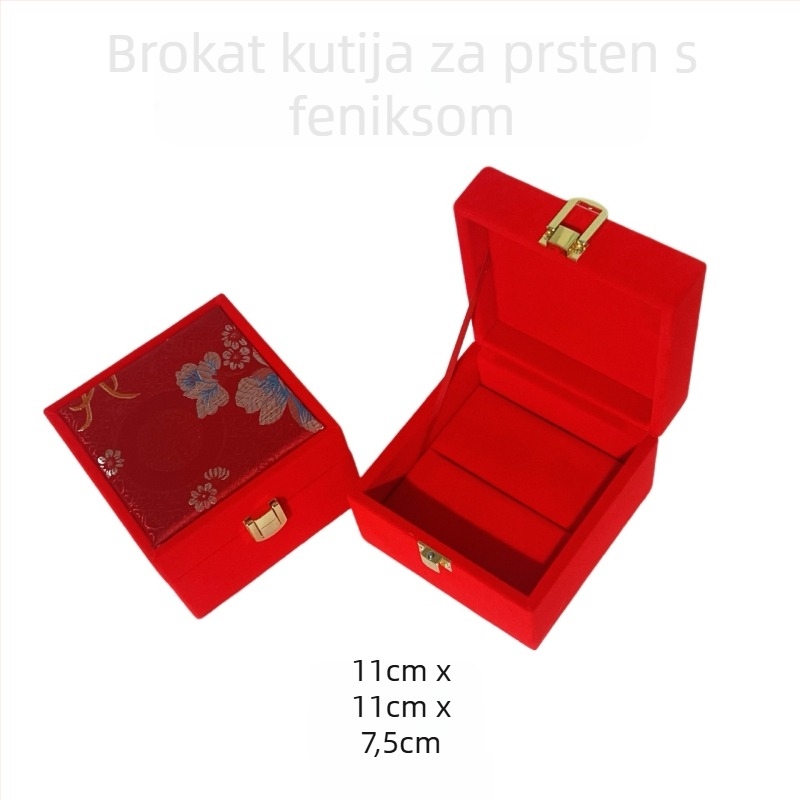 Drvena kutija za nakit s motivima Feniksa i Krune – varijante: kutija za narukvicu, velika kutija krune, mala kutija krune, mala kutija feniksa za ukosnicu za kosu, velika kutija feniksa za ukosnicu za kosu, kutija za prsten feniksa