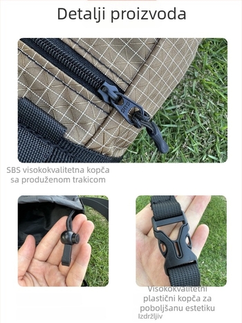 Torba s magnezijevim prahom za penjanje s dizajnom pojasa za vanjsko penjanje i planinarenje; protuklizna torba za prašak za trening u teretani; kutija 150 komada