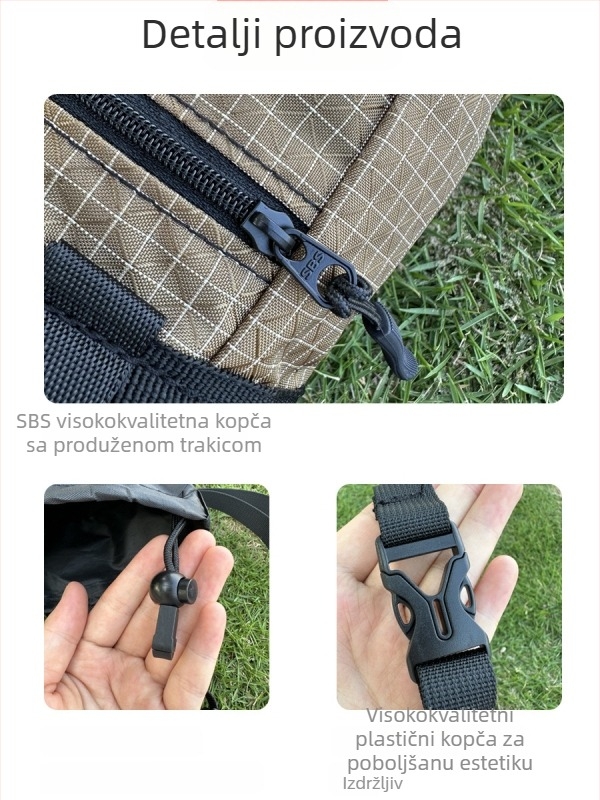 Torba s magnezijevim prahom za penjanje s dizajnom pojasa za vanjsko penjanje i planinarenje; protuklizna torba za prašak za trening u teretani; kutija 150 komada