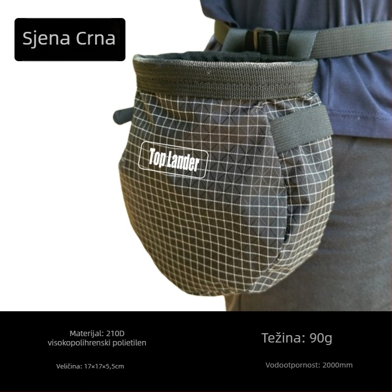 Torba s magnezijevim prahom za penjanje s dizajnom pojasa za vanjsko penjanje i planinarenje; protuklizna torba za prašak za trening u teretani; kutija 150 komada