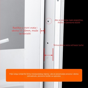 Top Valley Panta za prozore i vrata od cinkove legure, debeli obični pant, model 1F3C07-Weight, završna obrada lakom pečenim, stil lagan luksuz