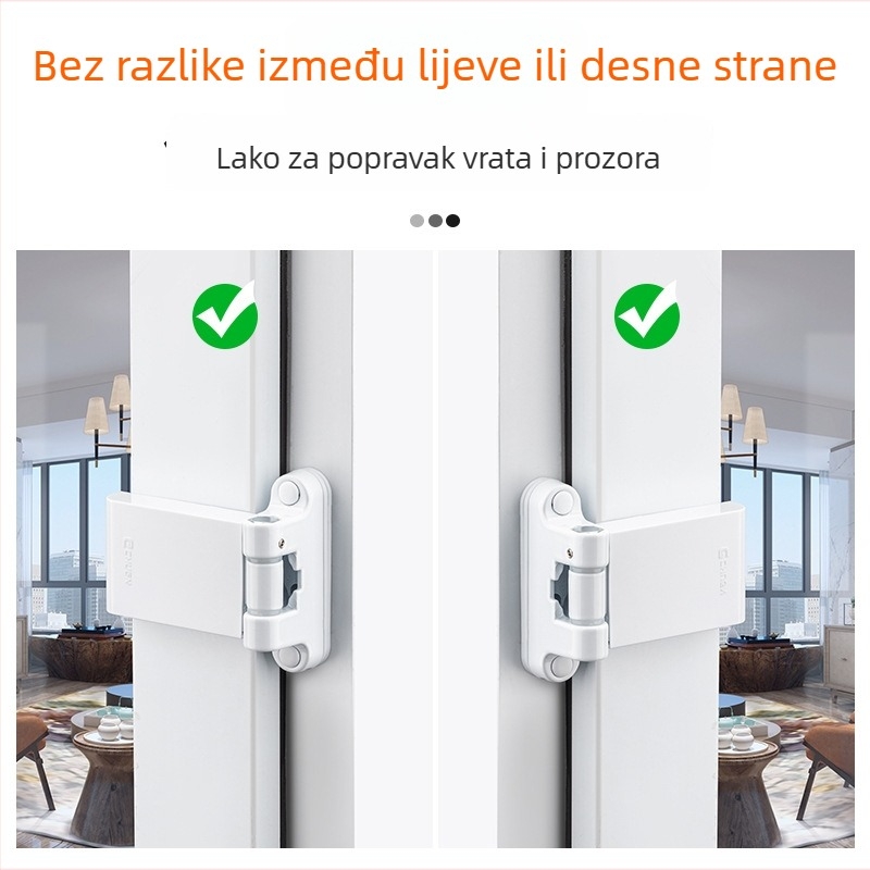 Top Valley Panta za prozore i vrata od cinkove legure, debeli obični pant, model 1F3C07-Weight, završna obrada lakom pečenim, stil lagan luksuz