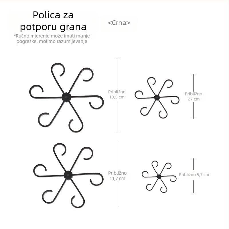 Plastični držač za fiksiranje biljaka s sklopivim okvirom za oznake biljaka/inserte
