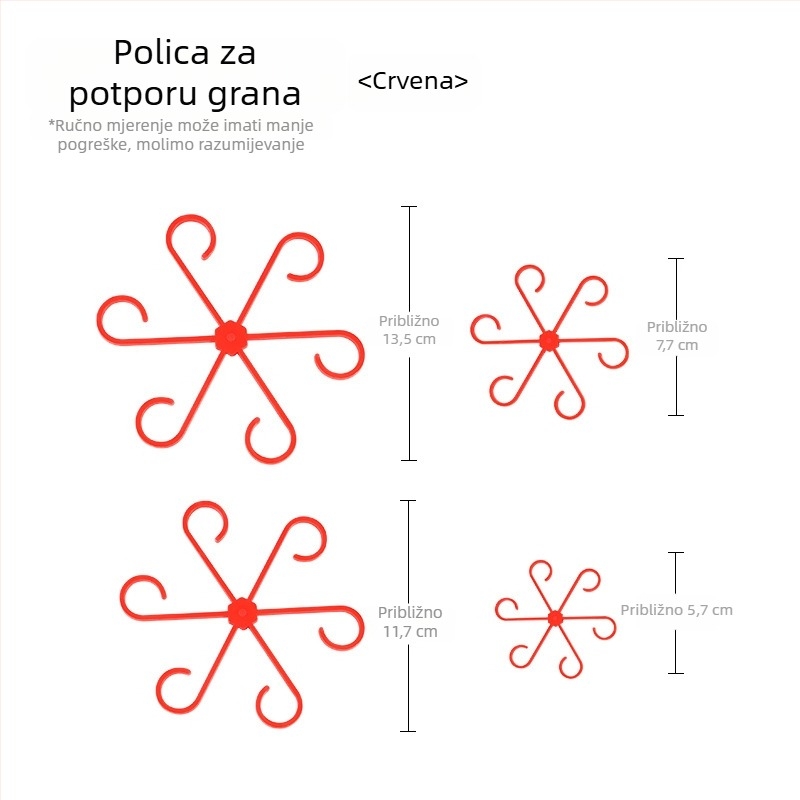 Plastični držač za fiksiranje biljaka s sklopivim okvirom za oznake biljaka/inserte