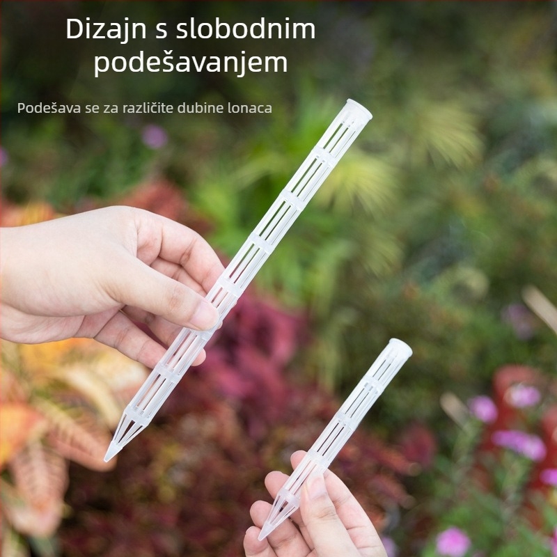Cijev za prozračivanje tla za posude – plastika, sprječava truljenje korijena, Qinju marka, model 4417