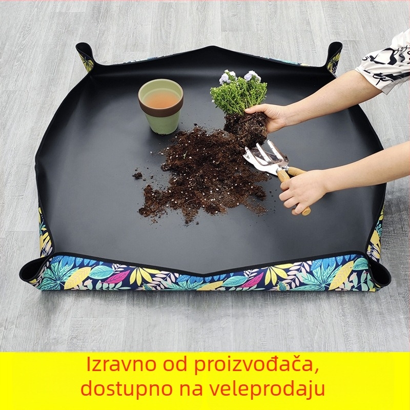 Vrtna podna podloga za sukulente i zelene biljke, TPE materijal, za okretanje lonaca i miješanje tla