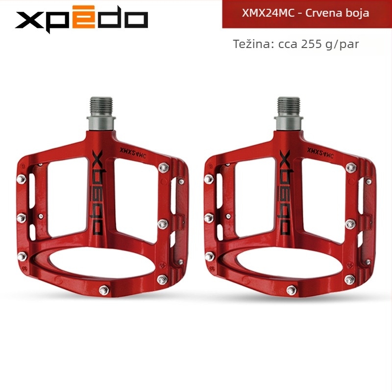 XPEDO XMX24MC pedala, magnezijeva legura, univerzalna kompatibilnost