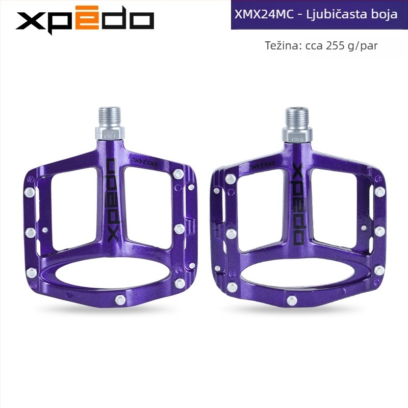 XPEDO XMX24MC pedala, magnezijeva legura, univerzalna kompatibilnost
