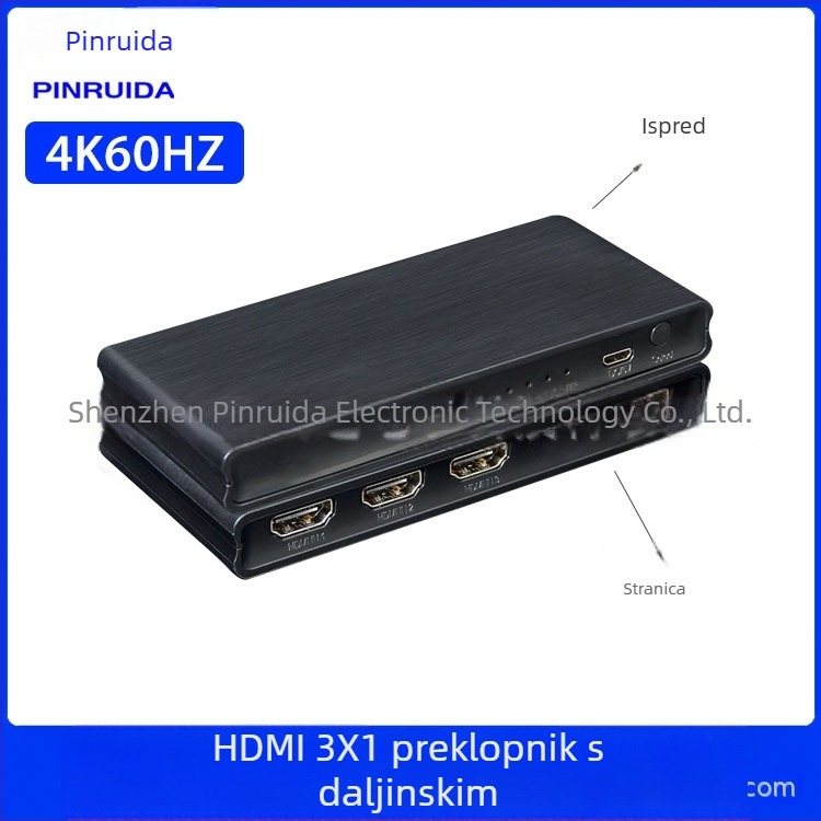 HDMI prekidač/distributer, ulazi 3x1/4x1/5x1, 1080P, HDMI sučelje, za TV liniju