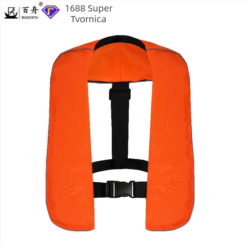 Naduvajući prsluk za spašavanje, velika plovnost, marka Hundred Boats, model Inflatable Life Jacket, Jiangsu, Kina, prilagodljivo