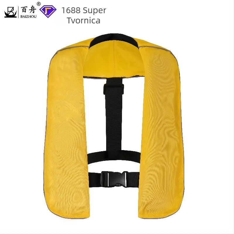 Naduvajući prsluk za spašavanje, velika plovnost, marka Hundred Boats, model Inflatable Life Jacket, Jiangsu, Kina, prilagodljivo