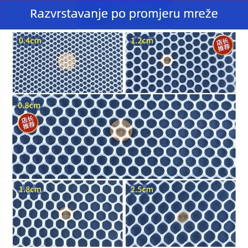 PVC plastična mreža za uzgoj peradi, ogradna i mreža protiv ptica, model Zh-fhw, brend Neck Strength, ovlaštena privatna marka
