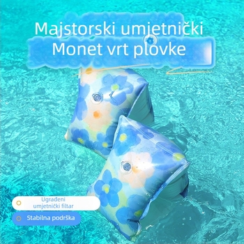 Dječji plivački prsten s dizajnom pod pazuhom, debeli ekološki PVC, otisak