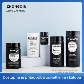 HDPE boce sa širokim otvorom za praškaste dodatke prehrani, s sigurnim zatvaranjem i etiketama sitotisak