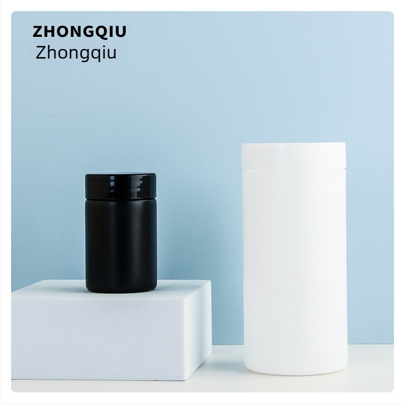 HDPE boce sa širokim otvorom za praškaste dodatke prehrani, s sigurnim zatvaranjem i etiketama sitotisak