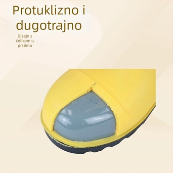 PVC čizme za kišu, unisex, zaštita od udara i probijanja, otporne na kiseline i lužine, otporne na ulje, s visokim dijelom čizme SS032-YB