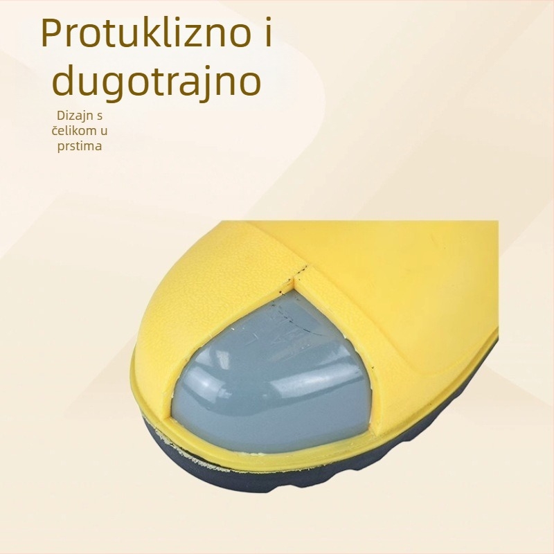 PVC čizme za kišu, unisex, zaštita od udara i probijanja, otporne na kiseline i lužine, otporne na ulje, s visokim dijelom čizme SS032-YB