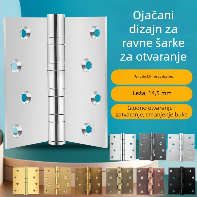 Panta od nehrđajućeg čelika s ležajnim mehanizmom, tih rad, polirana površina, moderni minimalistički dizajn