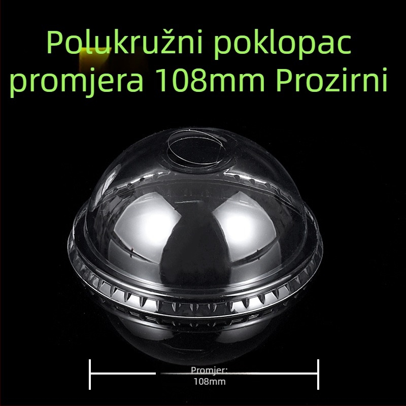 Mingxing jednokratna PP čaša za mliječni čaj s tiskom logotipa, mogućnost prilagodbe, kapacitet 301–400 ml