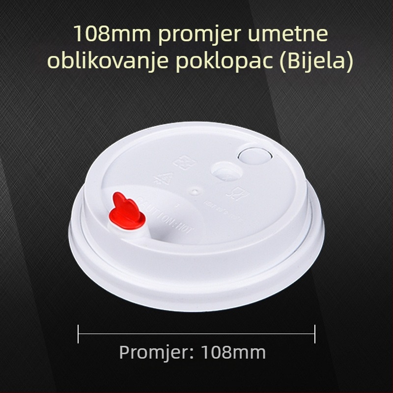 Mingxing jednokratna PP čaša za mliječni čaj s tiskom logotipa, mogućnost prilagodbe, kapacitet 301–400 ml