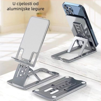 Stolni držač za tablete i telefone • Materijal: aluminijska legura • Model: Mobile phone notebook • Marka: Qiao Du • Mogućnost prilagodbe