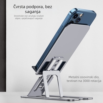 Stolni držač za tablete i telefone • Materijal: aluminijska legura • Model: Mobile phone notebook • Marka: Qiao Du • Mogućnost prilagodbe