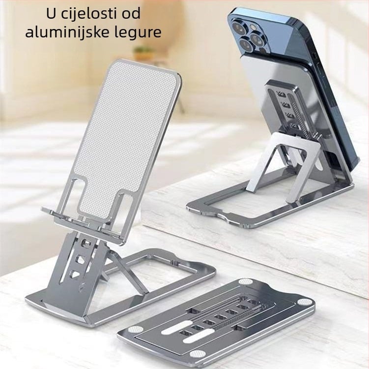Stolni držač za tablete i telefone • Materijal: aluminijska legura • Model: Mobile phone notebook • Marka: Qiao Du • Mogućnost prilagodbe