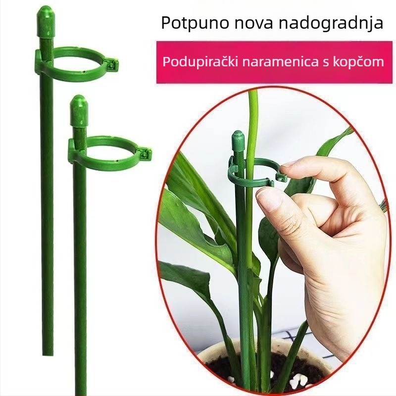 Protupadna podrška za biljke – šipka od vlaknastog stakla i plastike za učvršćivanje i podršku penjačicama, sukulentima, Monstera, rajčicama i paprikama