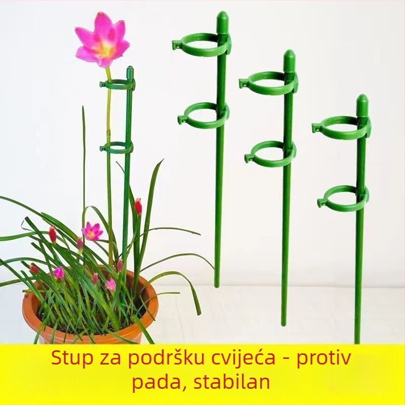 Protupadna podrška za biljke – šipka od vlaknastog stakla i plastike za učvršćivanje i podršku penjačicama, sukulentima, Monstera, rajčicama i paprikama