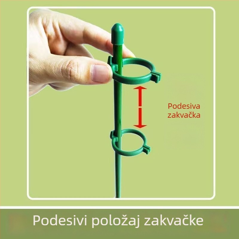Protupadna podrška za biljke – šipka od vlaknastog stakla i plastike za učvršćivanje i podršku penjačicama, sukulentima, Monstera, rajčicama i paprikama