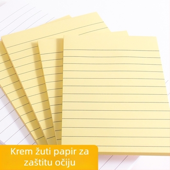 Samoljepljive bilješke s linijama za ispravljanje grešaka u zadacima (Brand: Other; Stil: Paper brick; IP ovlašten: Ne)