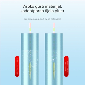 Set plutova za karp ribolov — visoka osjetljivost, vertikalni plutovi, kompozitni materijal, komplet, Giant Fin King