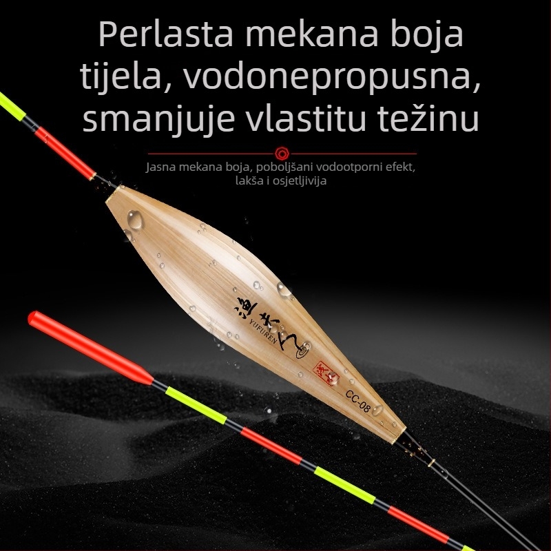 Plovak za ribolov od trske, uspravni plovak, za plitke vode i ribolov na ledu