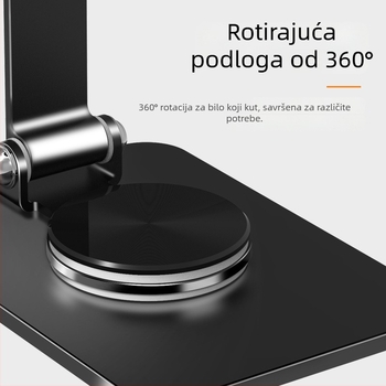 Stolni držač za telefon s stabilizacijom protiv podrhtavanja, konstrukcija od legure, mogućnost prilagodbe logotipa