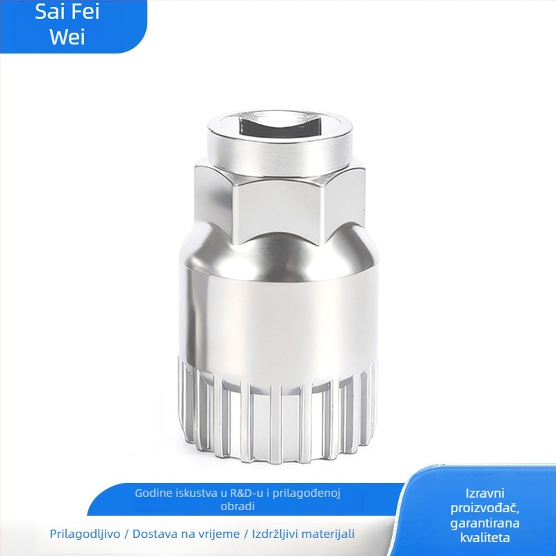 Set alata za popravak guma bicikla, 44 komada, alati od karbonske čelika