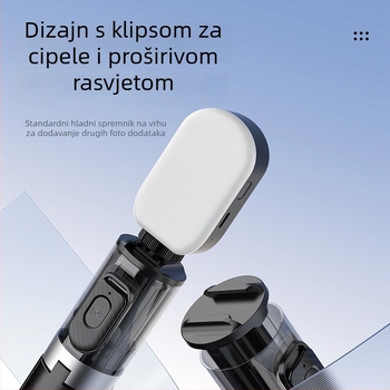 DP10 Bluetooth Selfie Stick s Tripodom za Telefon – Aluminijska Legura, Uključuje Daljinski, Univerzalno za Live Streaming i Fotografiju