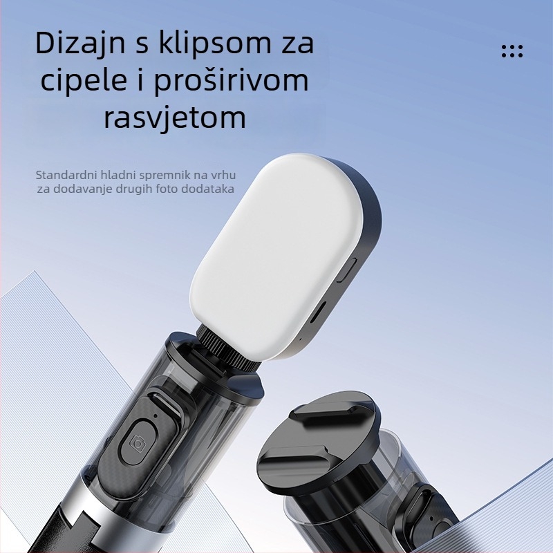 DP10 Bluetooth Selfie Stick s Tripodom za Telefon – Aluminijska Legura, Uključuje Daljinski, Univerzalno za Live Streaming i Fotografiju