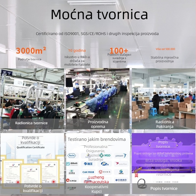 MagSafe magnetski nosač za telefon, aluminijska legura, stolni držač s okretljivim prstenom, prijenosni, bez ljepila