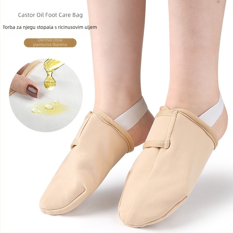 Foot Bag Toe Cuffs — Space Cloth i German Velvet Cotton, Samoljepljivo, Ponovno upotrebljiv paket njege stopala za tenisice, kožne cipele i sandale