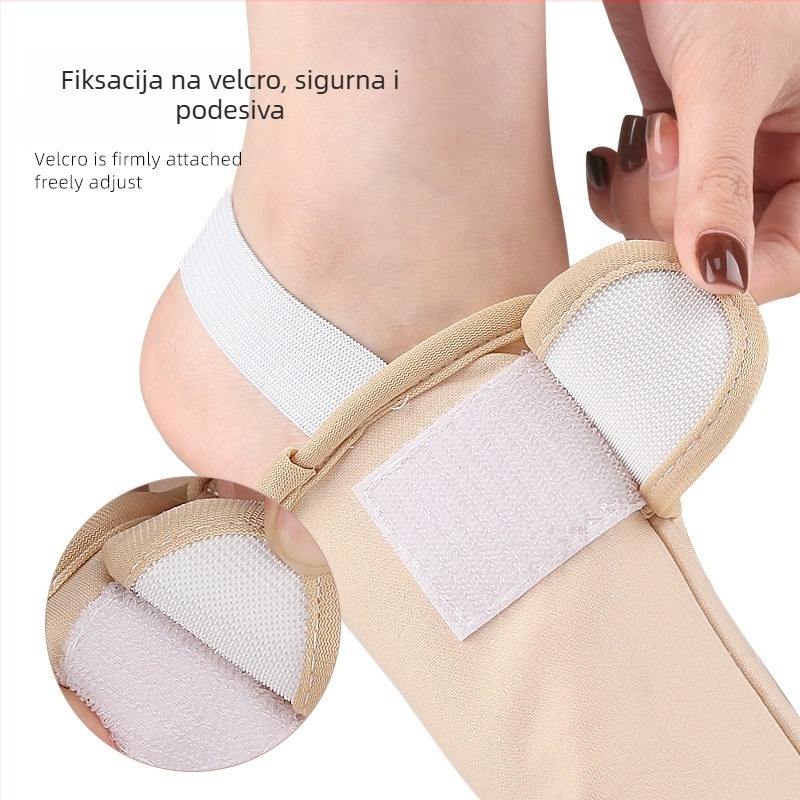 Foot Bag Toe Cuffs — Space Cloth i German Velvet Cotton, Samoljepljivo, Ponovno upotrebljiv paket njege stopala za tenisice, kožne cipele i sandale