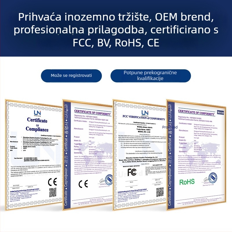 Stolni držač za telefon s izvučnim ramenom i debelom bazom, izrađen od metala, ABS-a i silikonskog gela, prilagodljiv.