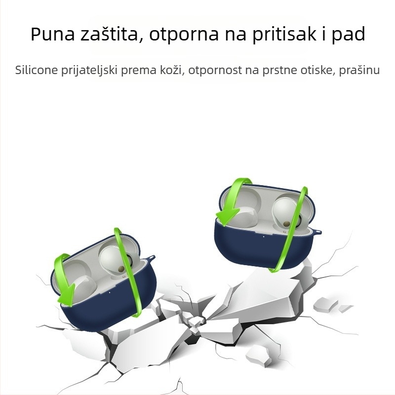 Silicijski etui za Sony WF-1000XM5 slušalice - stil All-Inclusive, Cartoon, tisak toplinskim prijenosom, mogućnost prilagodbe